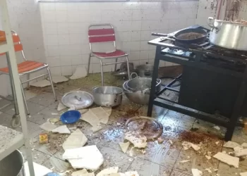 Brasil | Susto! Panela de pressão explode em restaurante no DF, espalha feijão e abre buraco no teto