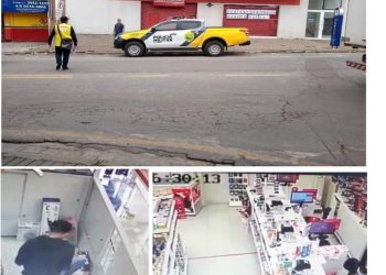 Rio Branco do Sul | Assaltantes fazem a “limpa” na Loja Americanas