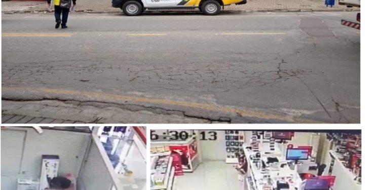 Rio Branco do Sul | Assaltantes fazem a “limpa” na Loja Americanas