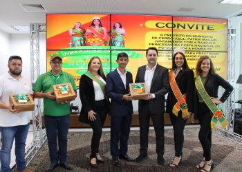 Cerro Azul | Prefeito Patrik convida governador para a festa da Ponkan