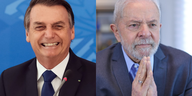 Pesquisa mostra Lula e Bolsonaro tecnicamente empatados