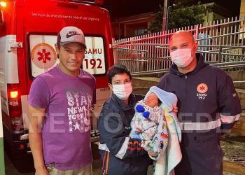Paraná | SAMU salva recém nascido após se engasgar
