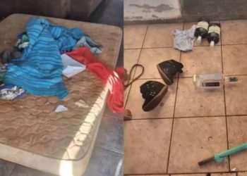 Crianças de 1 e 3 anos são resgatadas em cômodo cheio de lixos