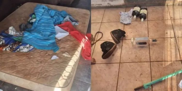 Crianças de 1 e 3 anos são resgatadas em cômodo cheio de lixos