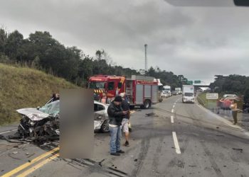 Acidente grave próximo a Rodovia dos Minérios