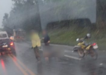 Rodovia dos Minérios | Motociclista bate em traseira de caminhão em Tranqueira