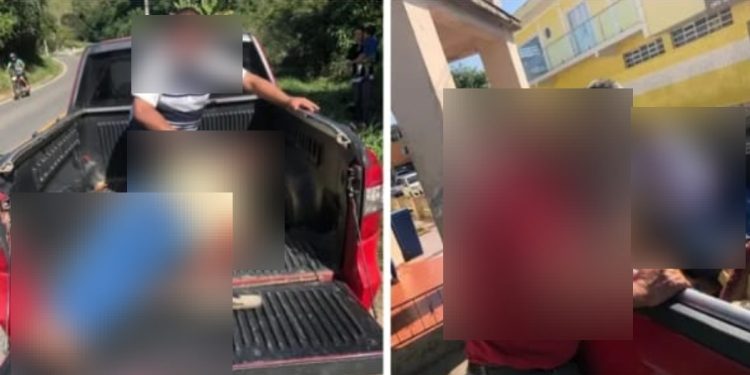 De novo! Idoso colocado em carroceria de caminhonete causa revolta em Cerro Azul
