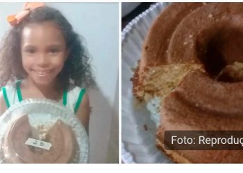 Mãe desabafa depois de a filha voltar com bolo quase inteiro de festinha na escola