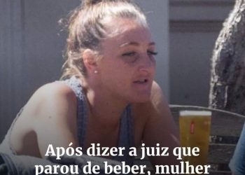 Mulher escapa da prisão após afirmar no Tribunal que parou de beber e vai vai comemorar no bar