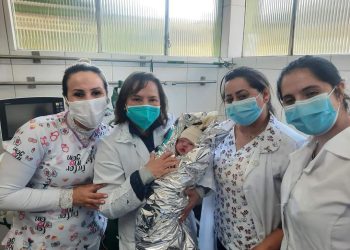 Equipe médica do Hospital Rio Branco realiza parto em Rio Branco do Sul