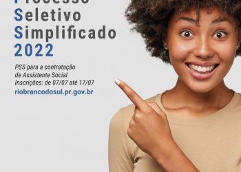 PSS (Processo Seletivo Simplificado) inscrição até 17 de Julho