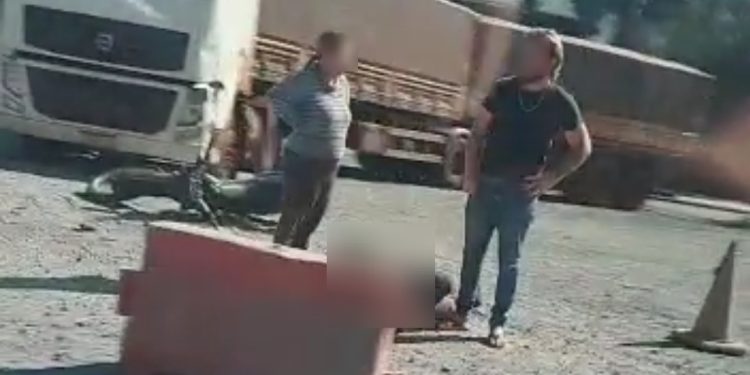 Motociclista sofre acidente na Rodovia dos Minérios
