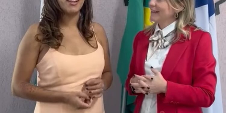 Prefeita Karime Fayad estuda montar um telão para a população acompanhar apresentação da Camila Caetano no Faustão