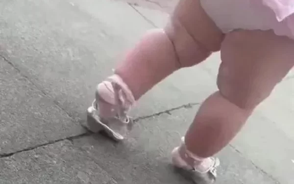 Vídeo de bebê usando salto alto revolta internautas: “Mãe desnaturada”