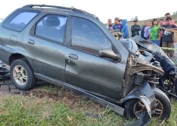 Jornalista Valéria Bellafronte se envolve em grave acidente na BR 277