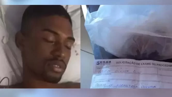 Jovem é baleado, perde rim e família recebe órgão de hospital em sacola