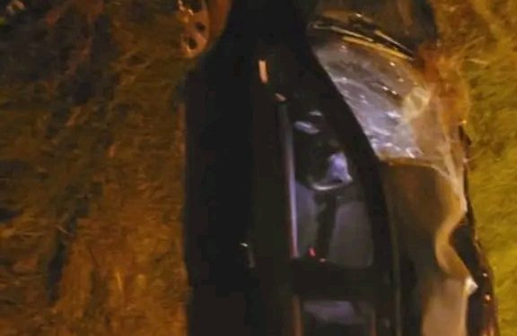 Capotamento na Rodovia dos Minérios a