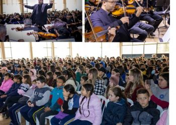 Orquestra Sinfônica do Paraná realiza sua primeira apresentação e encanta público infantil