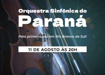 O concerto da Orquestra Sinfônica do Paraná em Rio Branco do Sul