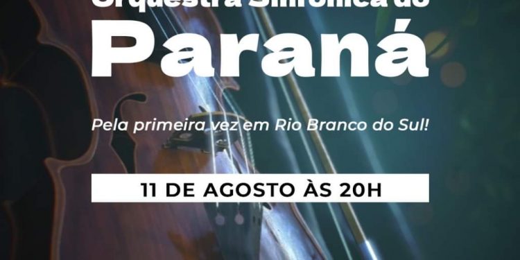 O concerto da Orquestra Sinfônica do Paraná em Rio Branco do Sul
