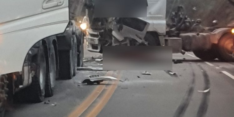 Acidente gravíssimo na Rodovia dos Minérios