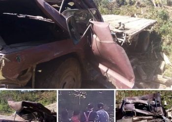 Capotamento na zona rural de Rio Branco do Sul