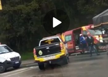 Internauta filma acidente gravíssimo na Rodovia dos Minérios