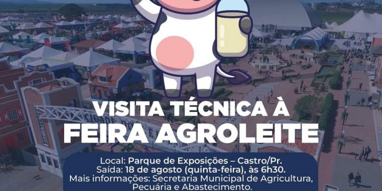 Prefeitura de Rio Branco do Sul | Visita técnica à Feira Agropecuária Agroleite
