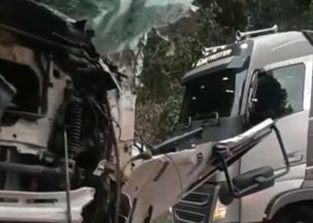 Acidente gravíssimo na Rodovia dos Minérios