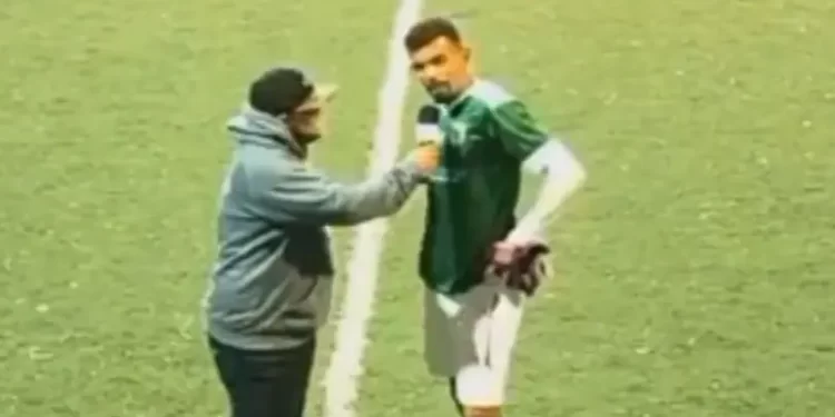 Jogador de futebol erra o nome da namorada ao vivo em entrevista
