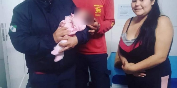 Recém nascido, com 8 dias de vida é salvo pelos agentes do Corpo de Bombeiros de Rio Branco do Sul