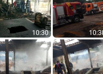 INCÊNDIO DE GRANDES PROPORÇÕES EM ITAPERUÇU.