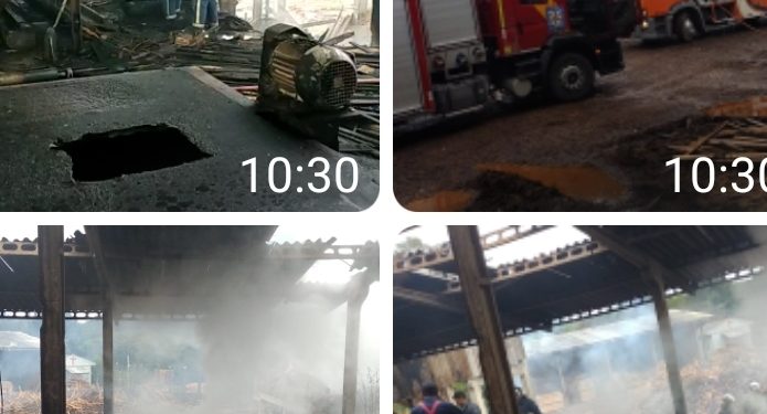INCÊNDIO DE GRANDES PROPORÇÕES EM ITAPERUÇU.