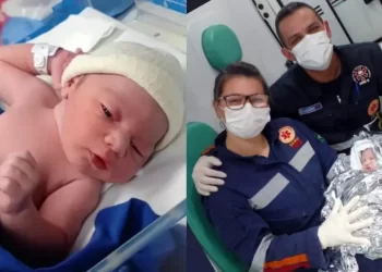Bebê nasce dentro de ambulância em Curitiba e socorrista comemora: ‘Felicidade além do comum’