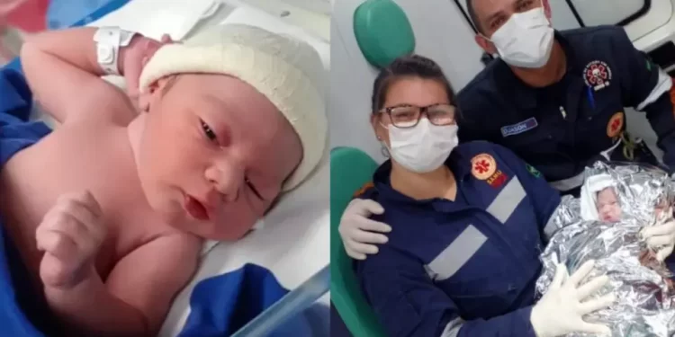 Bebê nasce dentro de ambulância em Curitiba e socorrista comemora: ‘Felicidade além do comum’