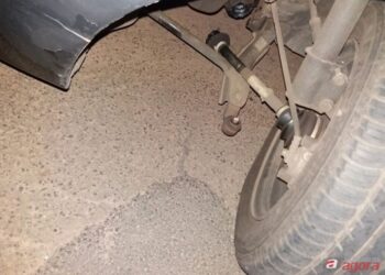 Prefeitura de Almirante Tamandaré diz que não é responsável pelos “buracos /quebra molas ” na linha do trem