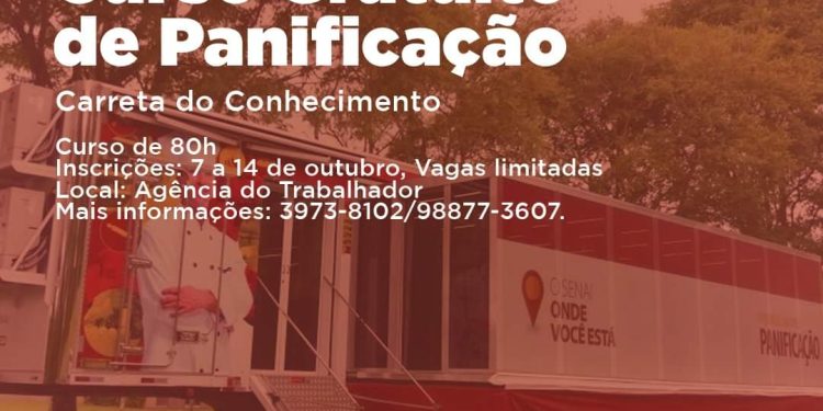 Curso Gratuito de Panificação em Rio Branco do Sul