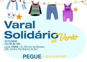 Rio Branco do Sul | Varal Solidário de Verão