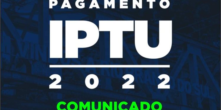 Rio Branco do Sul | Hoje vence a penúltima parcela do IPTU 2022