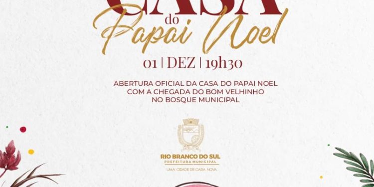 🎅🏻Ho Ho Ho! O bom velhinho já está chegando em Rio Branco do Sul!