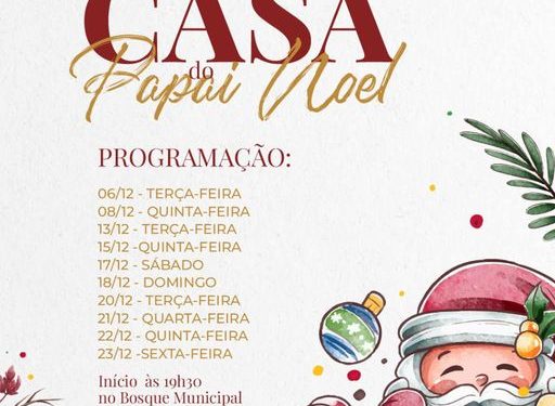Rio Branco do Sul | Casa do Papai Noel no Bosque Municipal