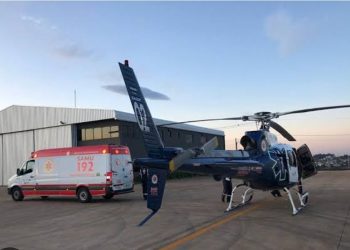 CERRO AZUL | HELICÓPTERO ACIONADO ATENDER CRIANÇA PICADA DE COBRA