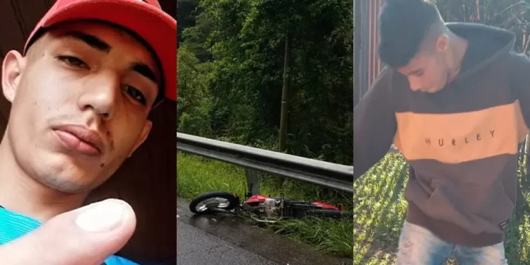 Mãe vê momento em que os dois filhos morrem em acidente de moto na região de Curitiba