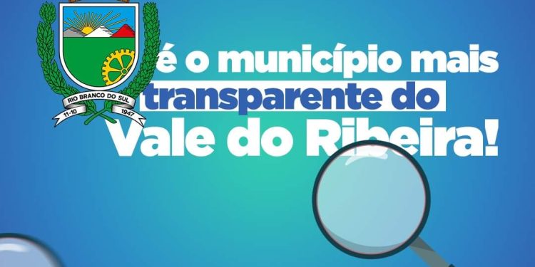 Rio Branco do Sul é o município mais transparente do Vale do Ribeira em 2022.