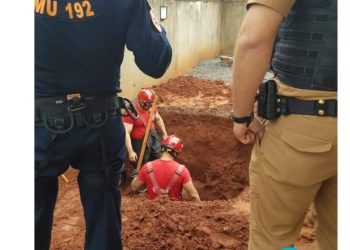 TRABALHADOR MORRE SOTERRADO ENQUANTO