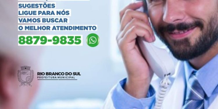Prefeitura de Rio Branco do Sul cria canal com o setor de saúde para quem precisa de esclarecimentos