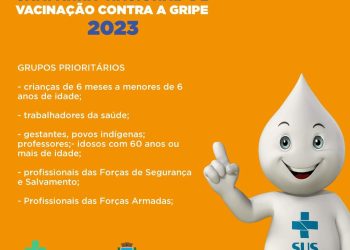 Começou a Campanha Nacional de Vacinação Contra a Influenza (gripe).