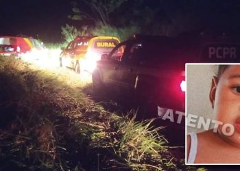 CORPO DE CRIANÇA ASSASSINADA PELO PAI É ENCONTRADO EM RIO EM TERRA RICA (PR)