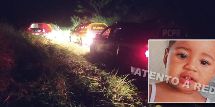 CORPO DE CRIANÇA ASSASSINADA PELO PAI É ENCONTRADO EM RIO EM TERRA RICA (PR)