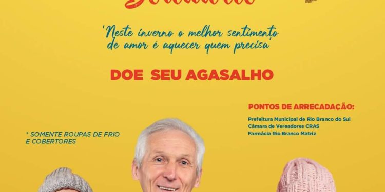 Campanha do Agasalho Rio Branco Solidário
